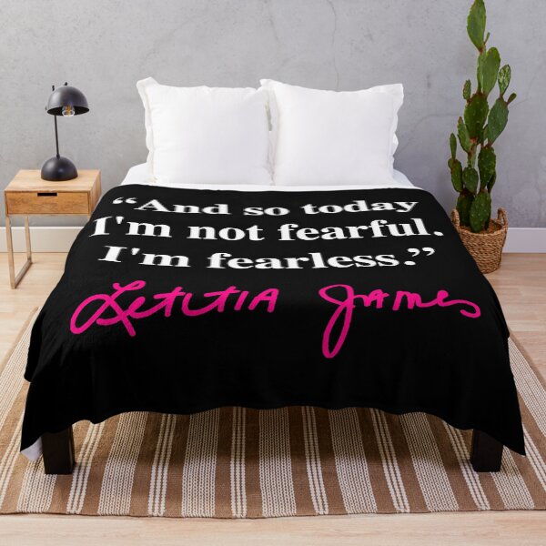 Item preview, Tish James - I'm fearless- Quote (hot pink signature) designed and sold by Thelittlelord.