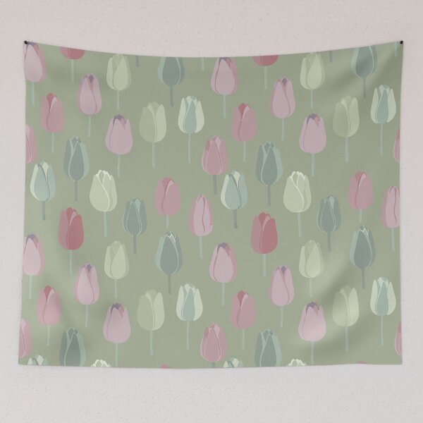 Item preview, Tulip Flower Pattern | Pastel Spring Floral Design designed and sold by Jannielle.