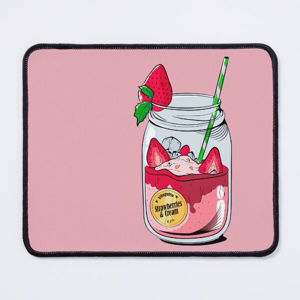 Item preview, Strawberries & Cream juice - Strawberry with Cream designed and sold by RGB Estudio Creativo.