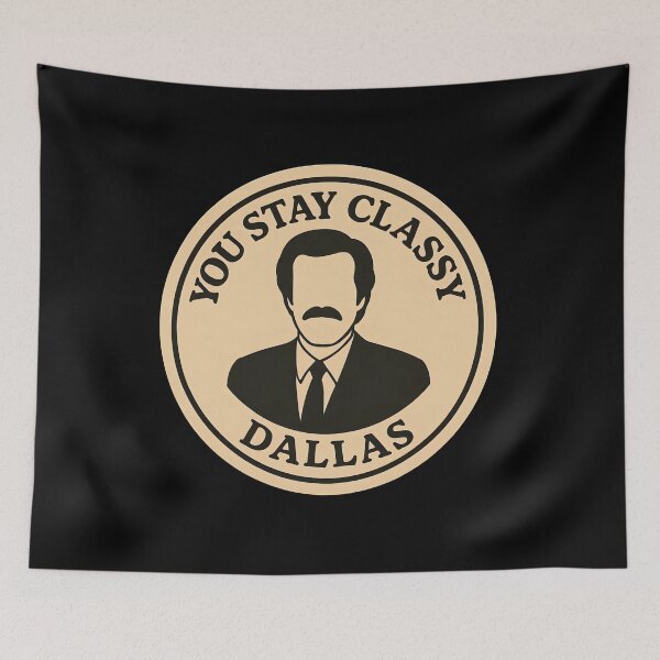 Item preview, Anchorman Inspired Retro USA Print: Dallas designed and sold by PinUpPizzazz.