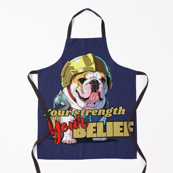 Item preview, Bulldog Warrior – Your Strength Is in Your Belief designed and sold by 8-Maxwell-8.