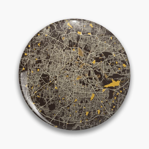 Item preview, Bangalore City Map of India - Pastel designed and sold by deMAP.