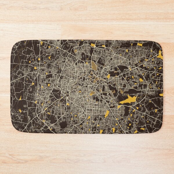 Item preview, Bangalore City Map of India - Pastel designed and sold by deMAP.