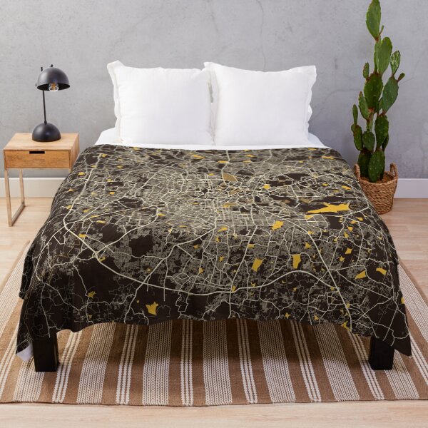 Item preview, Bangalore City Map of India - Pastel designed and sold by deMAP.