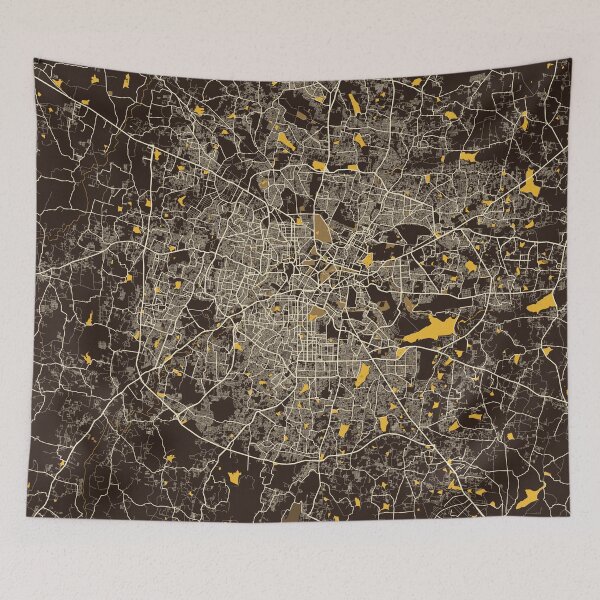 Item preview, Bangalore City Map of India - Pastel designed and sold by deMAP.
