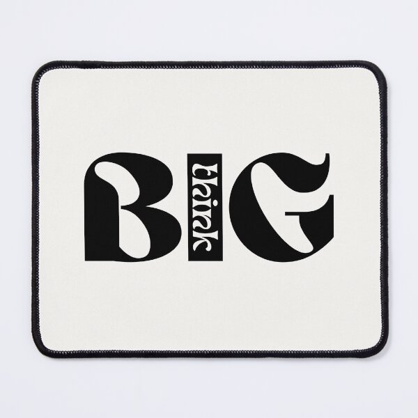 Item preview, Think BIG – Minimalist Bold Quote Design designed and sold by downUnderInk.