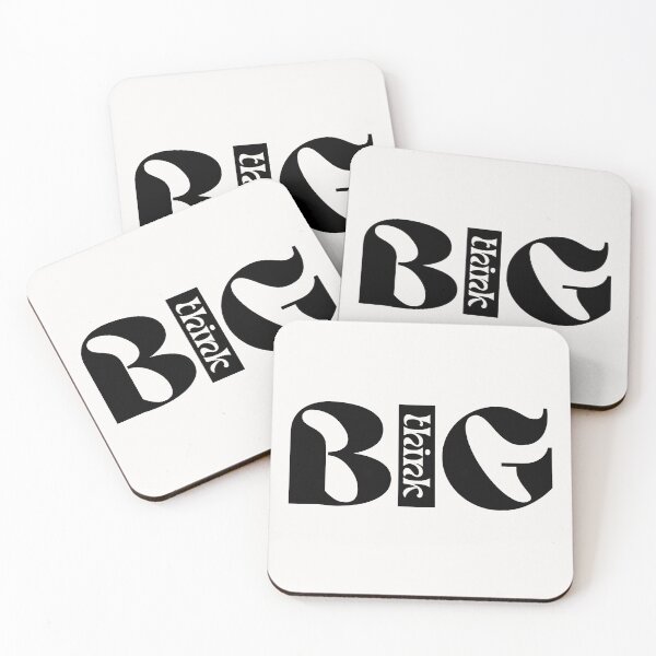 Item preview, Think BIG – Minimalist Bold Quote Design designed and sold by downUnderInk.