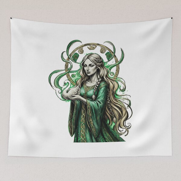 Item preview, Étaín – Celtic Goddess of Love and Rebirth designed and sold by CelticSoulShop.