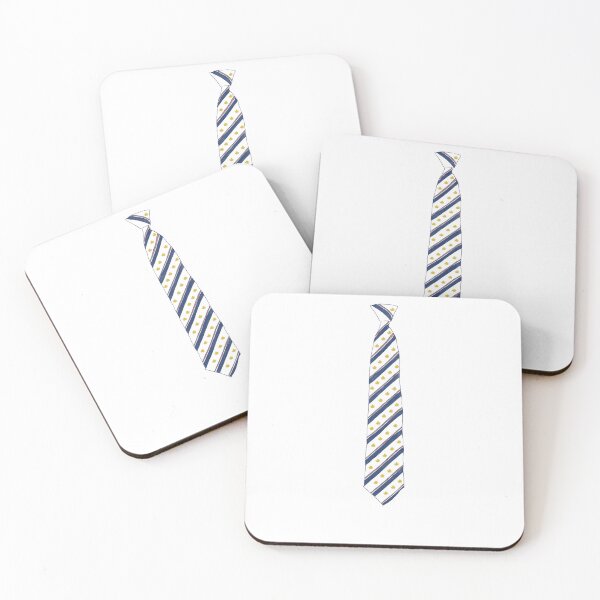 Item preview, Tie-on Humor: Striped Blue Tie designed and sold by SugarCore.