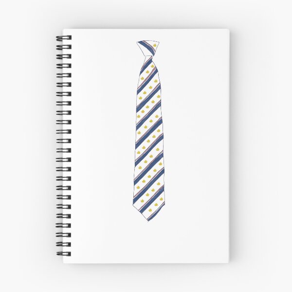 Item preview, Tie-on Humor: Striped Blue Tie designed and sold by SugarCore.