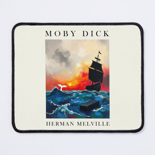 Item preview, Moby Dick Herman Melville Inspired Classic Literature designed and sold by kakarikihill.