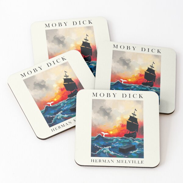 Item preview, Moby Dick Herman Melville Inspired Classic Literature designed and sold by kakarikihill.