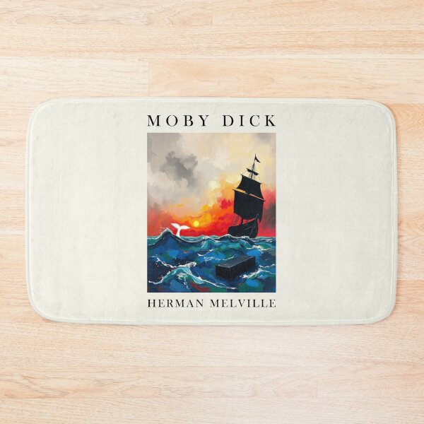 Item preview, Moby Dick Herman Melville Inspired Classic Literature designed and sold by kakarikihill.