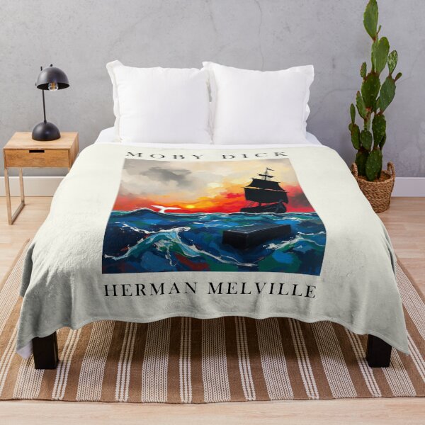 Item preview, Moby Dick Herman Melville Inspired Classic Literature designed and sold by kakarikihill.