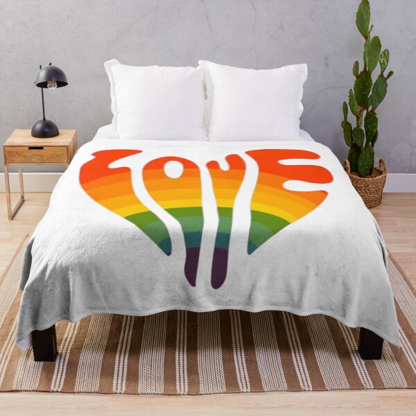 Item preview, Rainbow LGBT Heart Love Pride Flag Art designed and sold by EchoPrint Co..