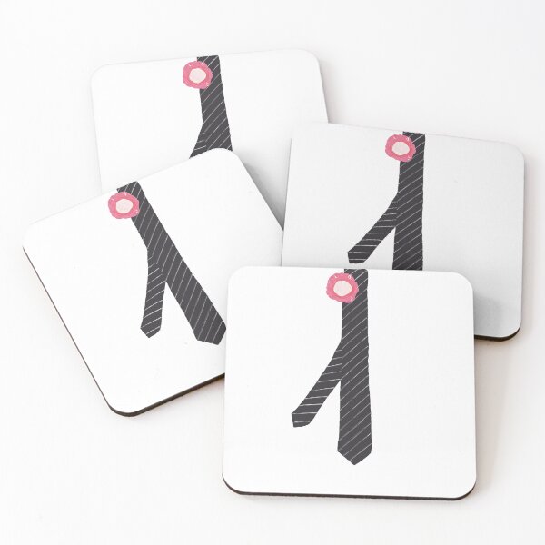 Item preview, Noir Tie with Pink Camellia designed and sold by SugarCore.
