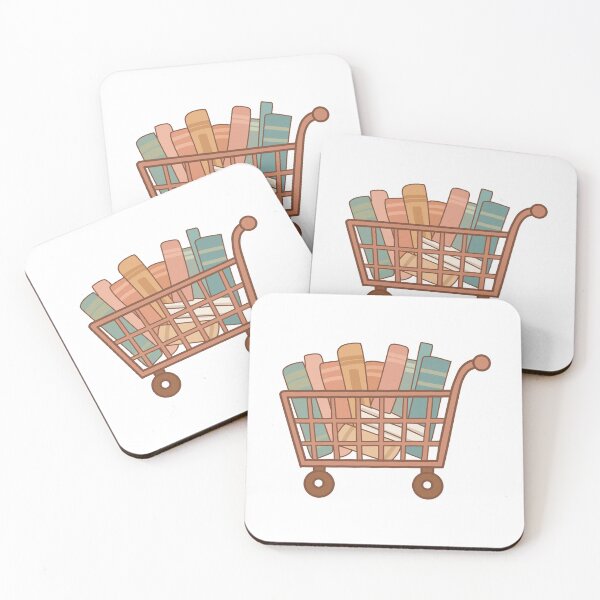 Item preview, Book Lover Shopping Cart designed and sold by PinFlick.
