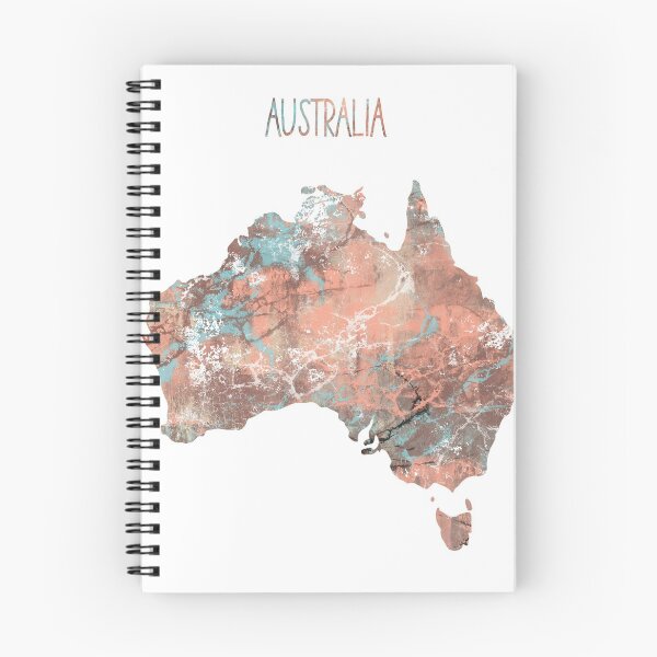 Item preview, Australia map, watercolor Australia designed and sold by Rosaliartbook.