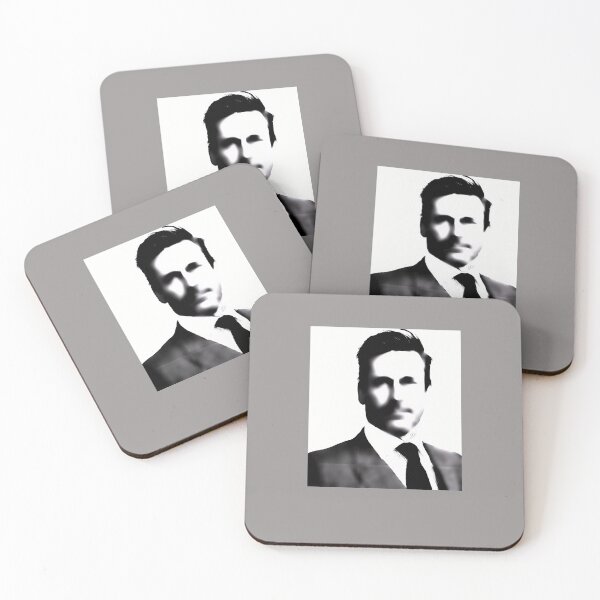 Item preview, JON-HAMM-BLACK--WHITE-PAINTING-(2) designed and sold by henryse97.