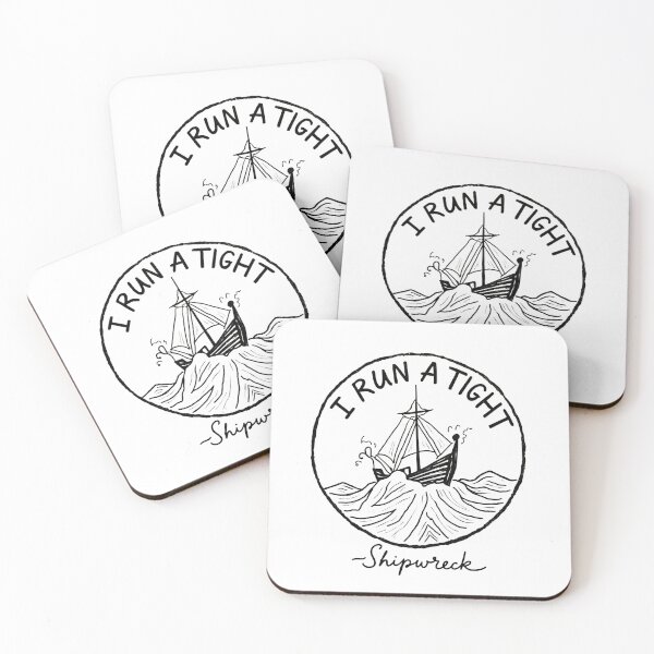 Item preview, I Run a Tight Shipwreck Funny Saying Family Crew designed and sold by SkeletonsDanger.