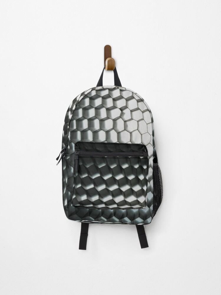 Thumbnail 1 of 3, Backpack, Geometric Hexagonal Pattern designed and sold by SamadSiddique.