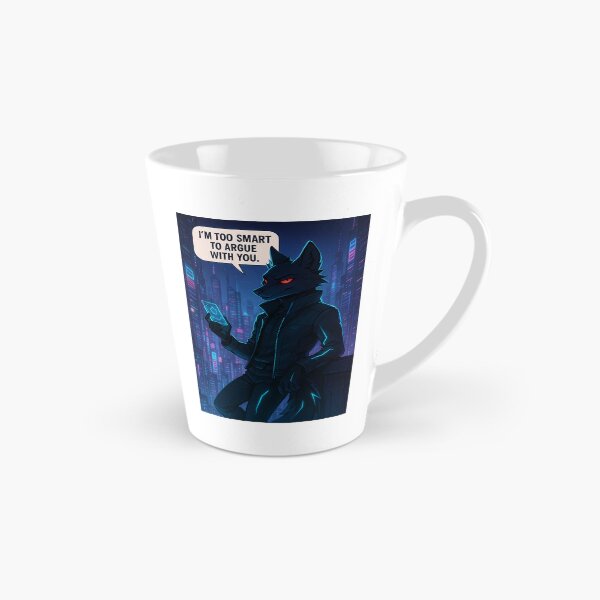 Item preview, I’m Too Smart to Argue with You – ShadowFox Cyberpunk Design designed and sold by ShadowFoxStudio.