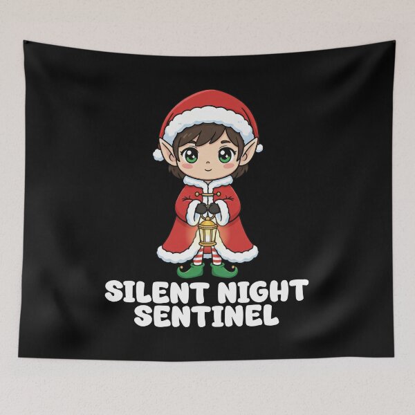 Item preview, SILENT NIGHT SENTINEL - CHRISTMAS ELF designed and sold by KEF Custom.