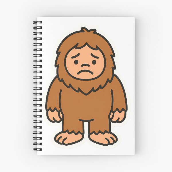 Item preview, Sadsquatch – Cute Sad Bigfoot Sticker designed and sold by Aramsee.