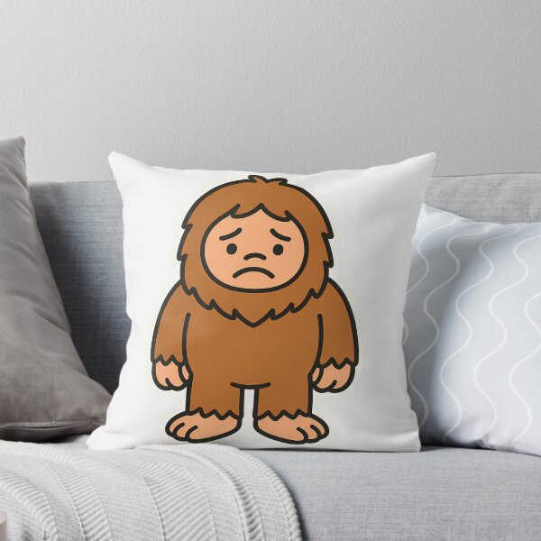 Item preview, Sadsquatch – Cute Sad Bigfoot Sticker designed and sold by Aramsee.