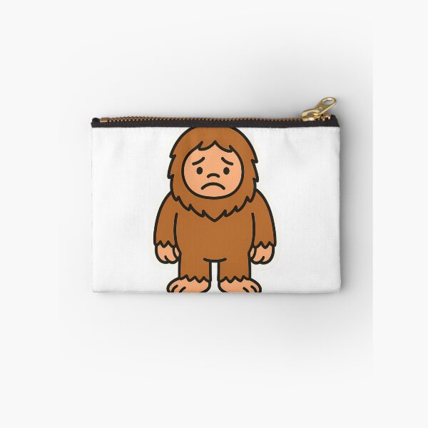 Item preview, Sadsquatch – Cute Sad Bigfoot Sticker designed and sold by Aramsee.