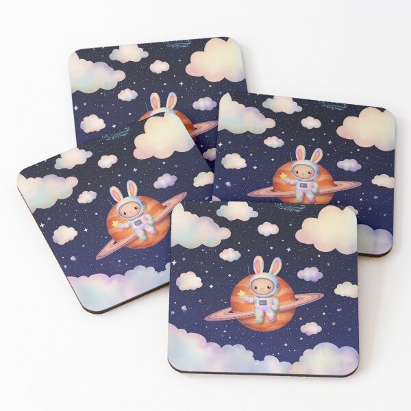 Item preview, Bunny Astronaut and the Star of Saturn designed and sold by Whimsical Hug.