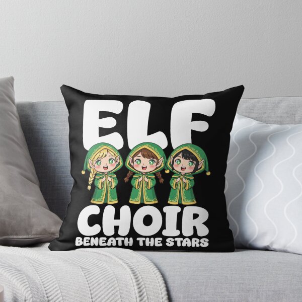 Item preview, ELF CHOIR BENEATH THE STARS - CHRISTMAS ELF designed and sold by KEF Custom.