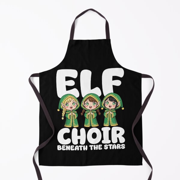 Item preview, ELF CHOIR BENEATH THE STARS - CHRISTMAS ELF designed and sold by KEF Custom.