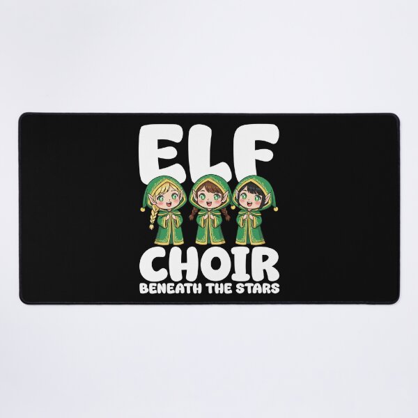 Item preview, ELF CHOIR BENEATH THE STARS - CHRISTMAS ELF designed and sold by KEF Custom.