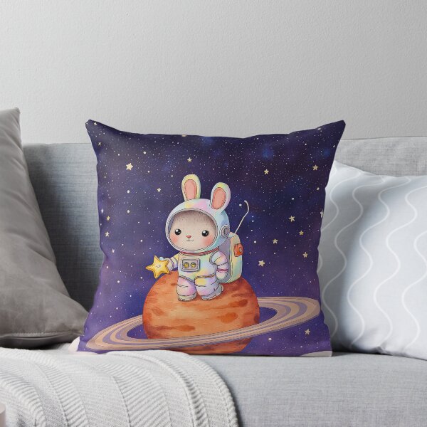 Item preview, Conejito astronauta en Saturno designed and sold by Whimsical Hug.