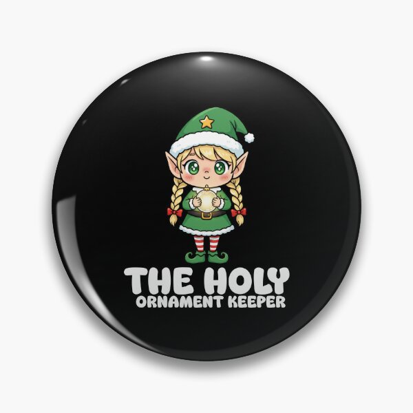 Item preview, THE HOLY ORNAMENT KEEPER - CHRISTMAS ELF designed and sold by KEF Custom.