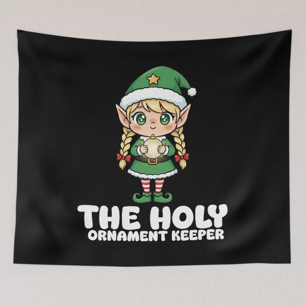 Item preview, THE HOLY ORNAMENT KEEPER - CHRISTMAS ELF designed and sold by KEF Custom.