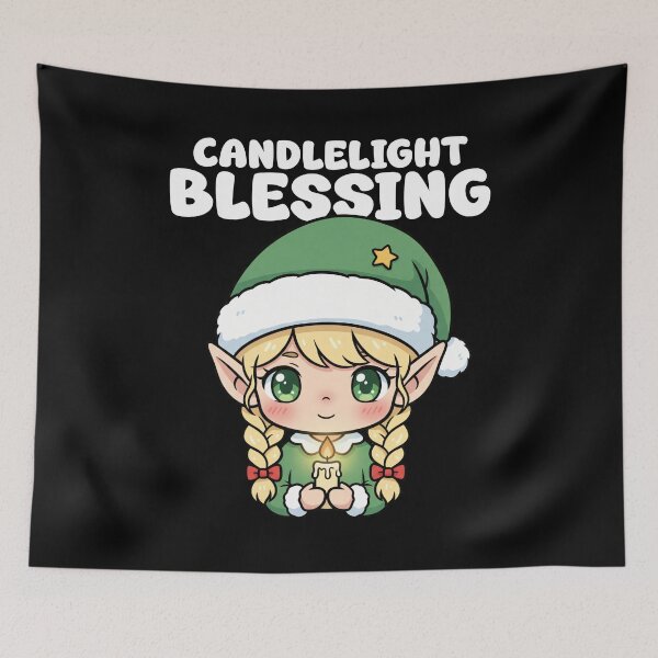 Item preview, CANDLELIGHT BLESSING - CHRISTMAS ELF designed and sold by KEF Custom.
