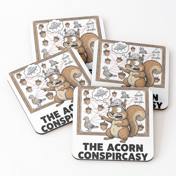 Item preview, Conspiracy Theorist Squirrel! ?? designed and sold by Whisky1111.