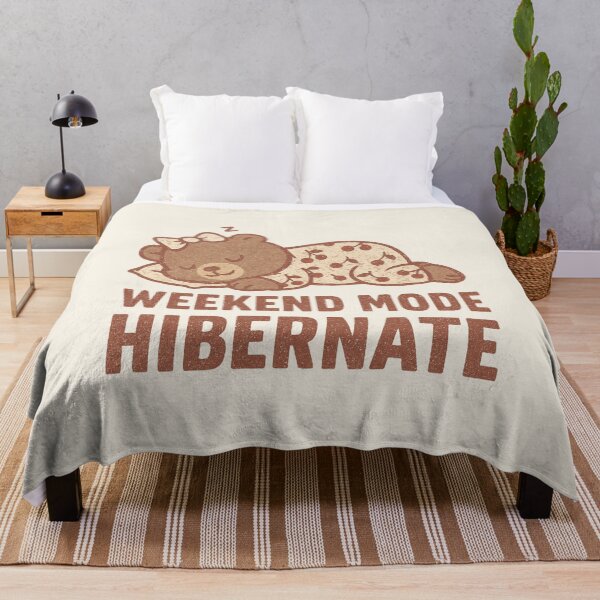 Item preview, Weekend Mode Hibernate – Cute Distressed Cherry Pajama Bear Design designed and sold by ModkMerch.