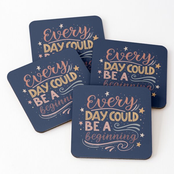 Item preview, Inspirational Typography Design – "Every Day Could Be a Beginning" for T-Shirts & Products designed and sold by SaicoGN.