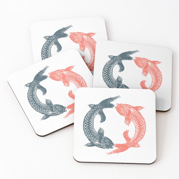Item preview, Koi Circle Pair Two-Colored designed and sold by PairfectThreads.