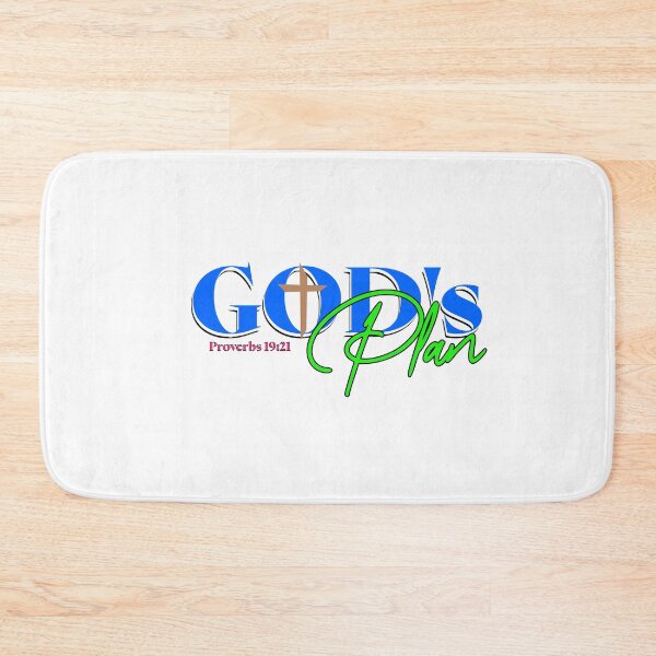 Item preview, God's Plan Proverbs 19:21 (black font) designed and sold by MoonsunCraft.