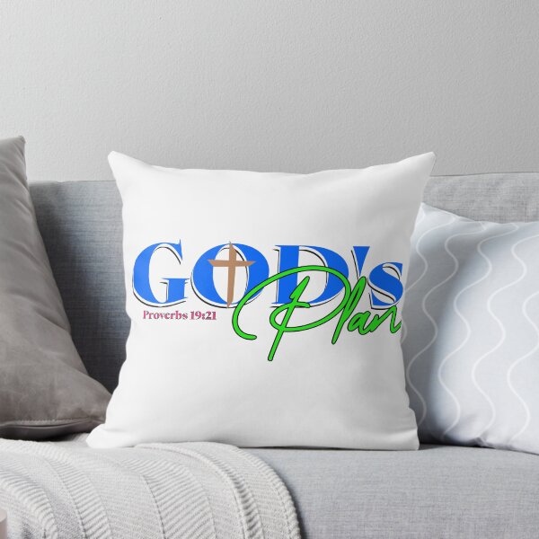 Item preview, God's Plan Proverbs 19:21 (black font) designed and sold by MoonsunCraft.