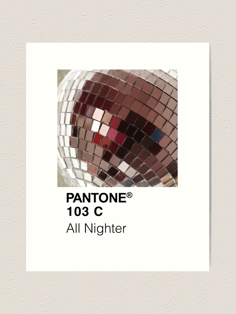 Alternate view of Color Swatch - All Nighter Disco Art Print