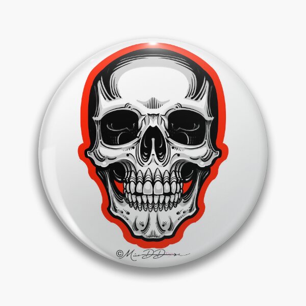 Item preview, Skull with Red designed and sold by MetroInk.