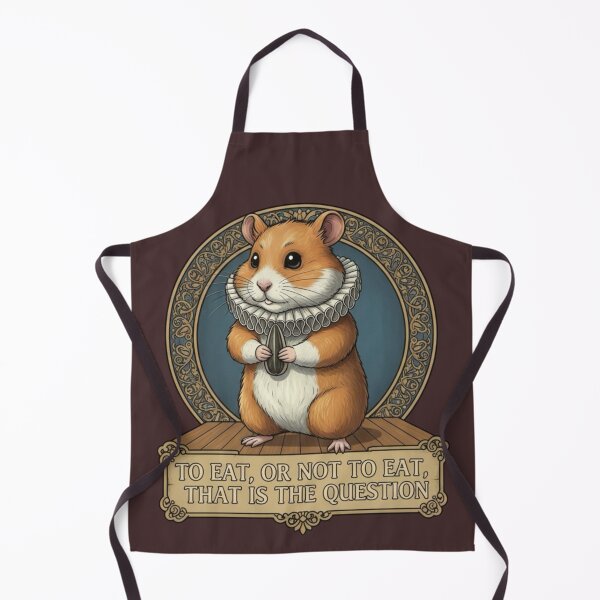 Item preview, Shakespearean Hamster | To Eat or Not to Eat designed and sold by Whisky1111.
