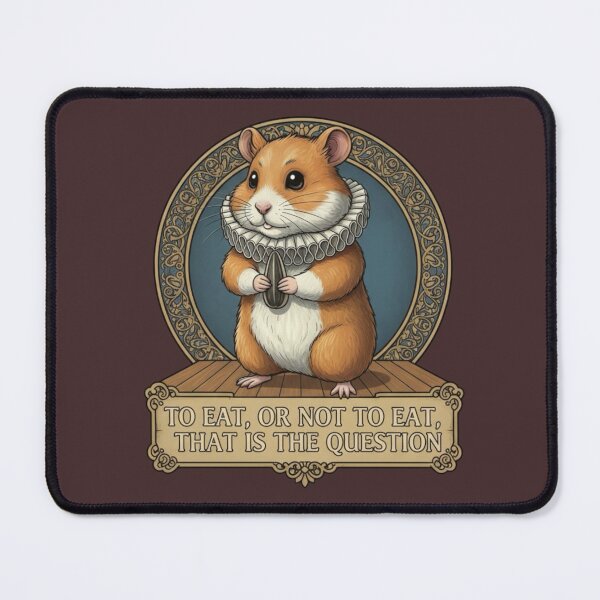 Item preview, Shakespearean Hamster | To Eat or Not to Eat designed and sold by Whisky1111.