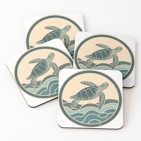 Item preview, Circular turtle at sea designed and sold by PairfectThreads.
