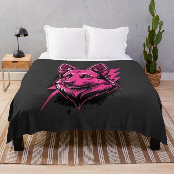 Item preview, Pink German Shepherd Art | Hot Pink GSD Pop Art Aesthetic designed and sold by The Real Life Symphony.